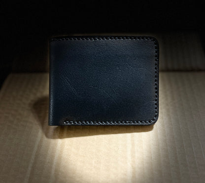 Acrux – Handmade Vegetable Tanned Leather Wallet - Black