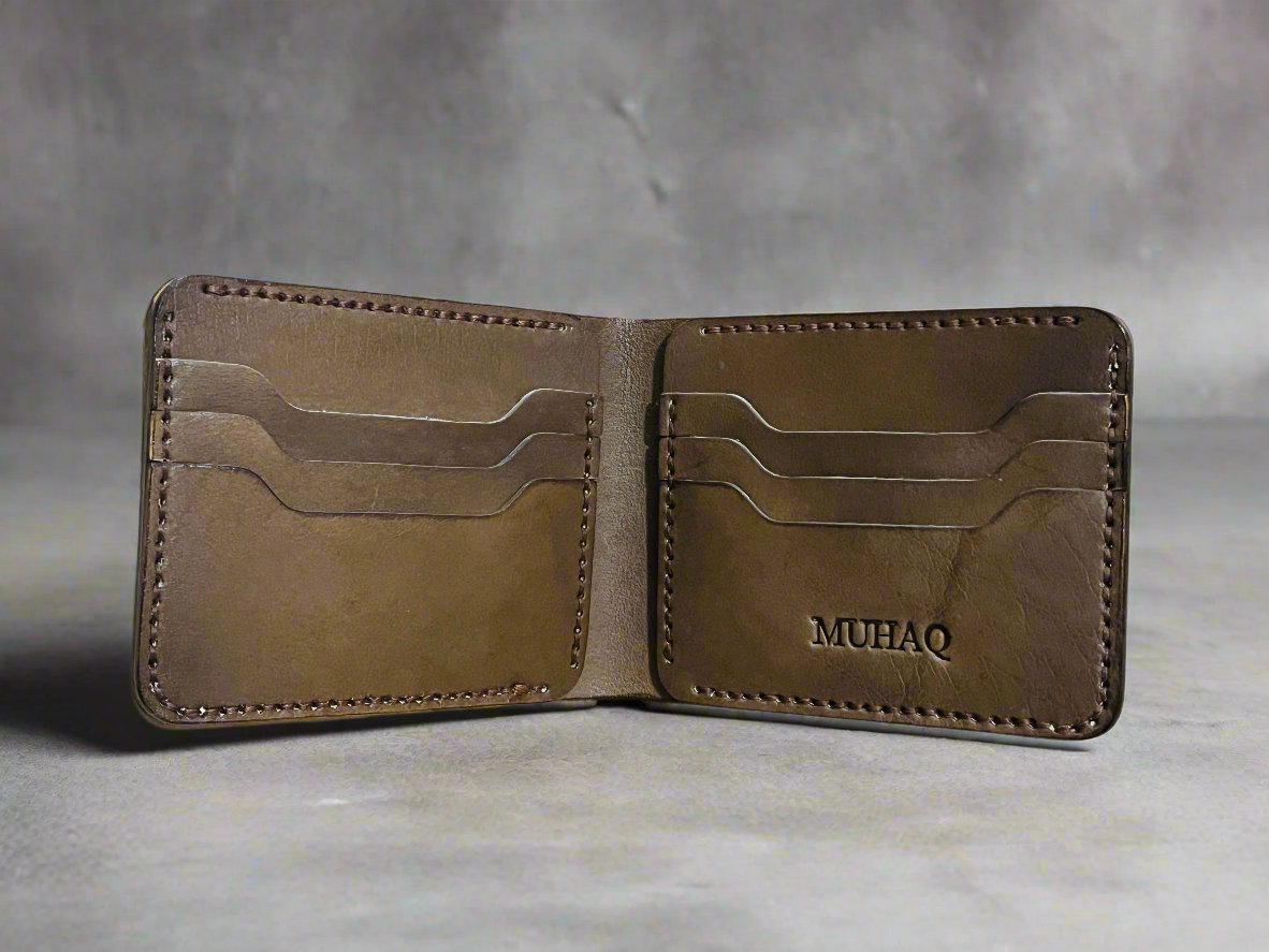 Acrux – Handmade Vegetable Tanned Leather Wallet - Brown