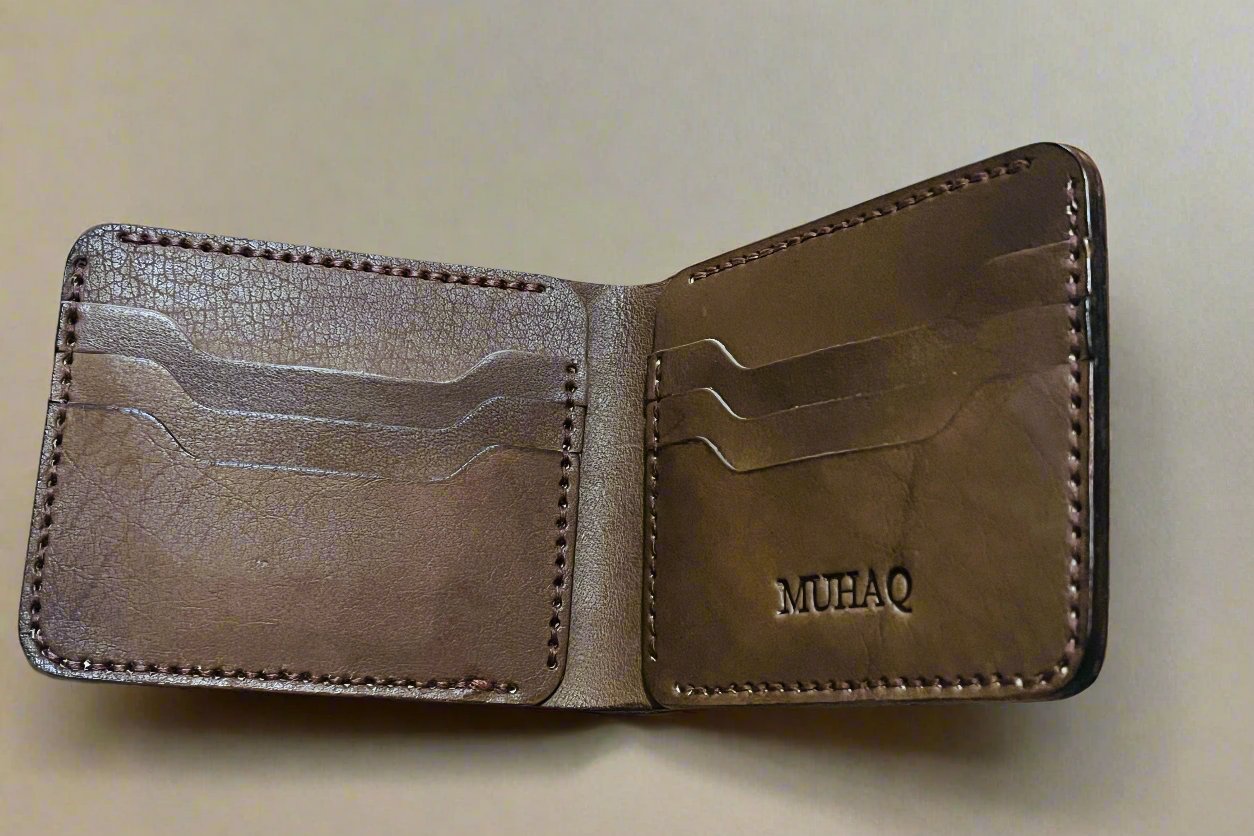 Acrux – Handmade Vegetable Tanned Leather Wallet - Brown