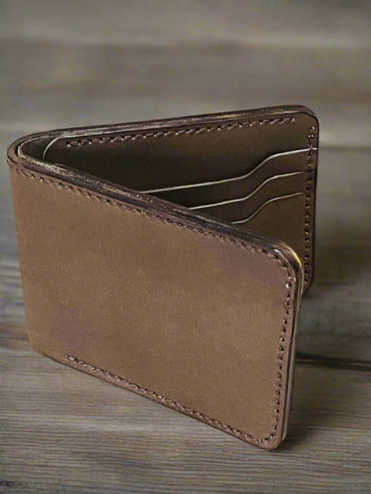 Acrux – Handmade Vegetable Tanned Leather Wallet - Brown