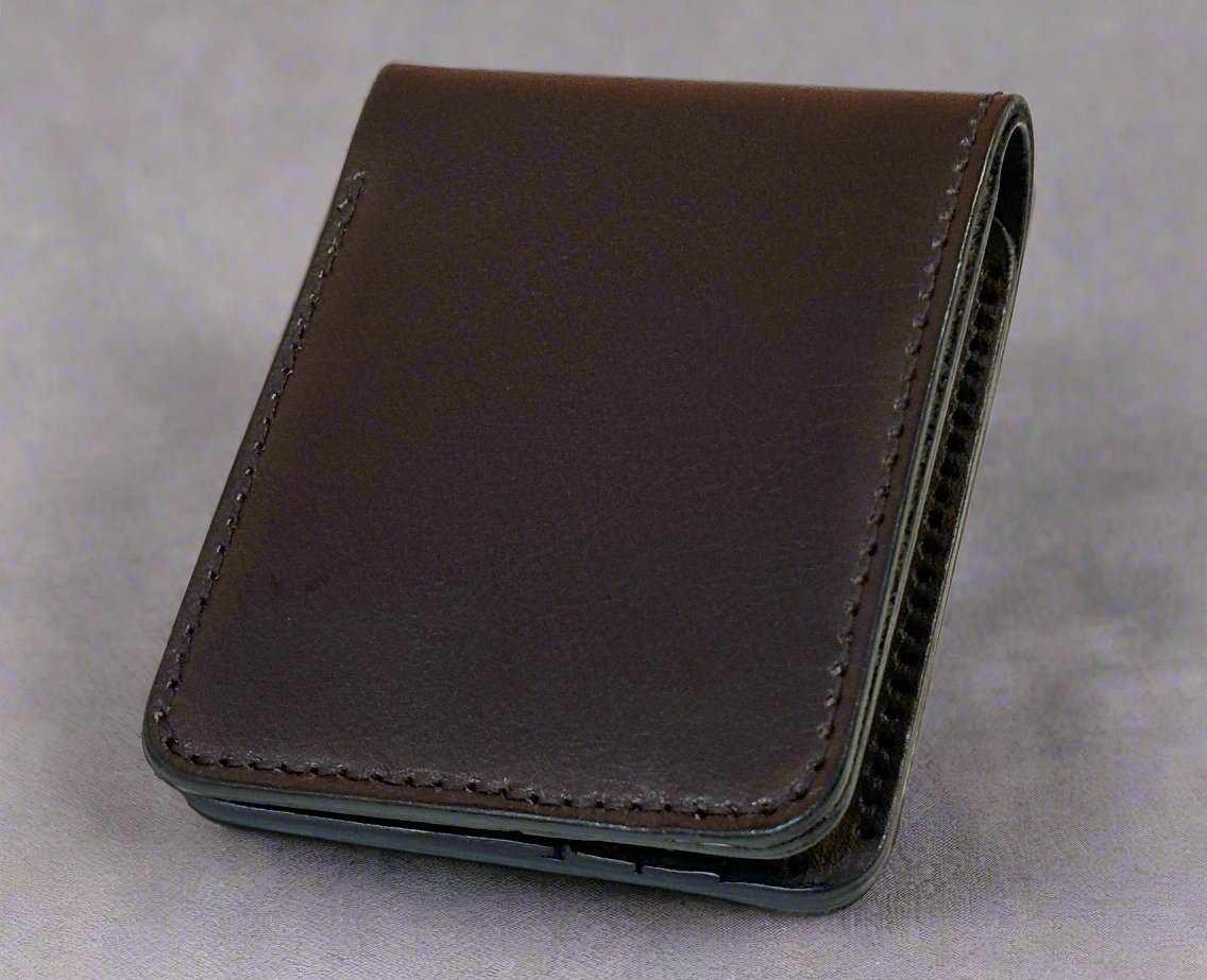 Acrux – Handmade Vegetable Tanned Leather Wallet - Black