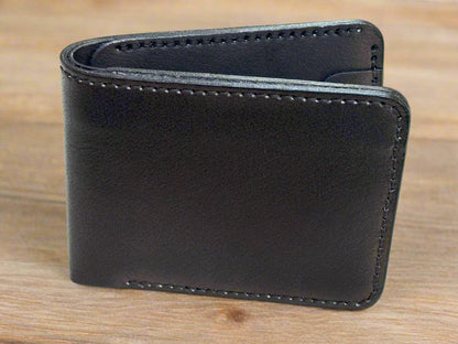 Acrux – Handmade Vegetable Tanned Leather Wallet - Black