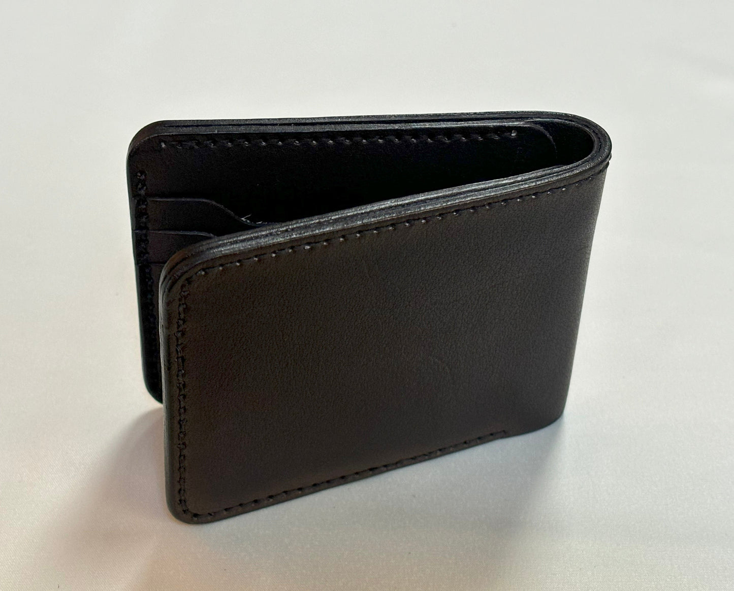 Acrux – Handmade Vegetable Tanned Leather Wallet - Black