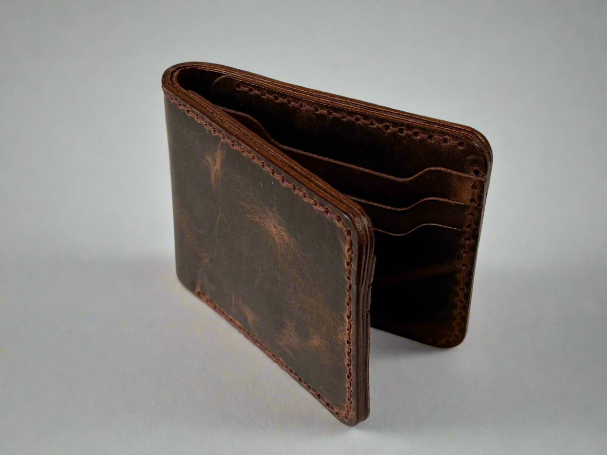 Auriga - Handmade Wax Pull up Leather Wallet