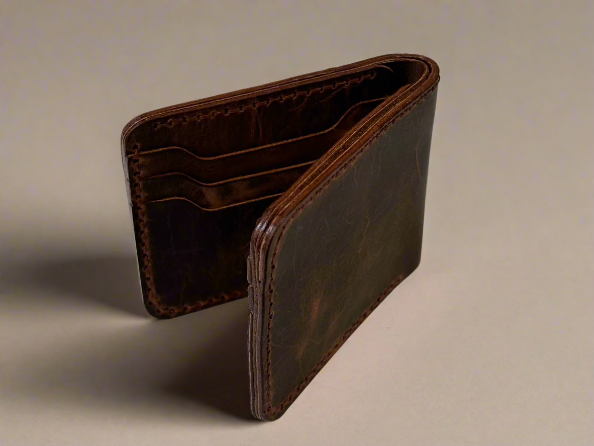 Auriga - Handmade Wax Pull up Leather Wallet