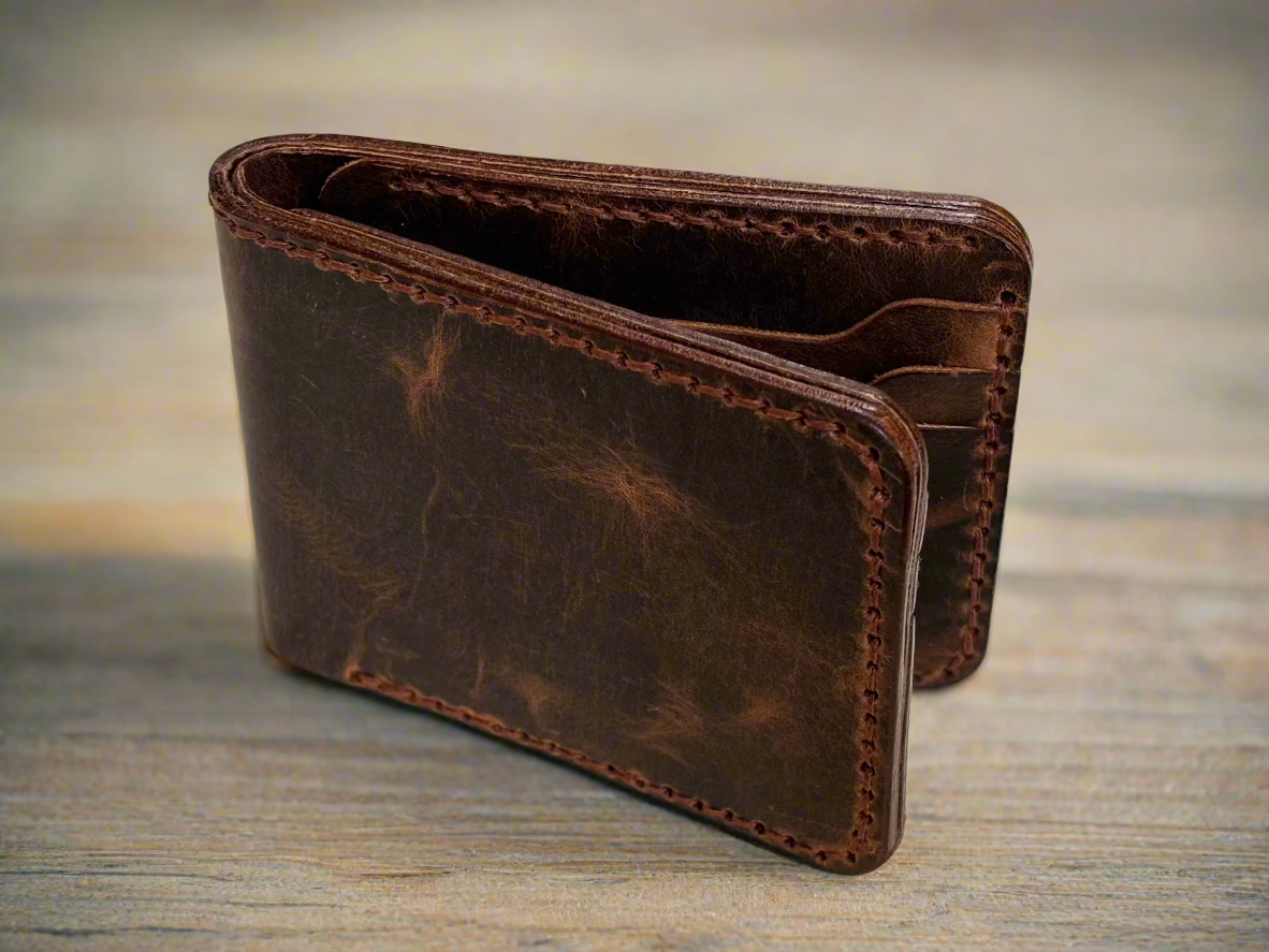 Auriga - Handmade Wax Pull up Leather Wallet