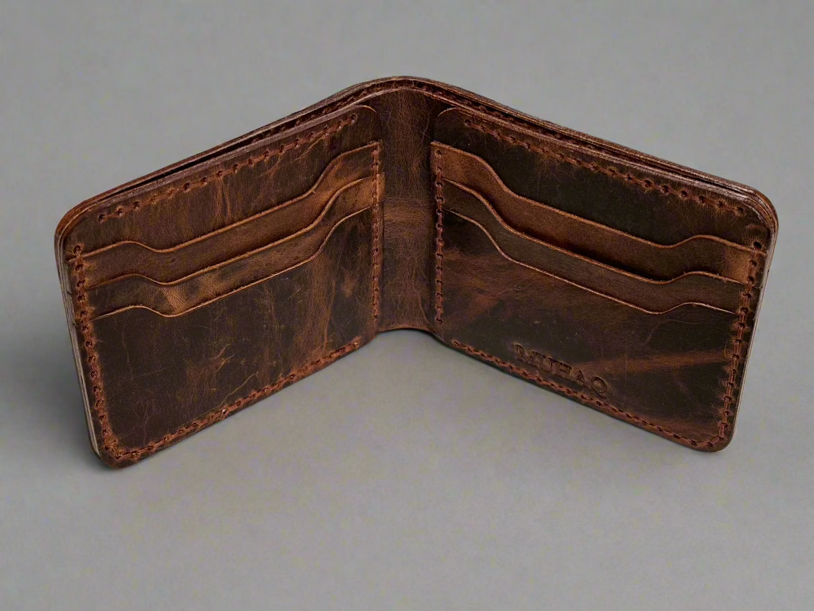 Auriga - Handmade Wax Pull up Leather Wallet