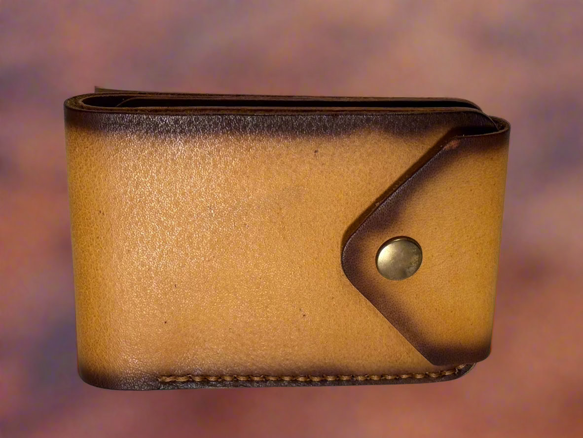 Crux - Handmade Vegetable Tanned Leather Wallet - Yellow