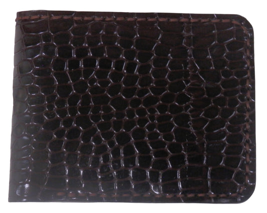 Deneb - Handmade Shine Pull-up Leather Wallet - Brown 1