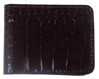 Deneb - Handmade Shine Pull-up Leather Wallet - Brown 2