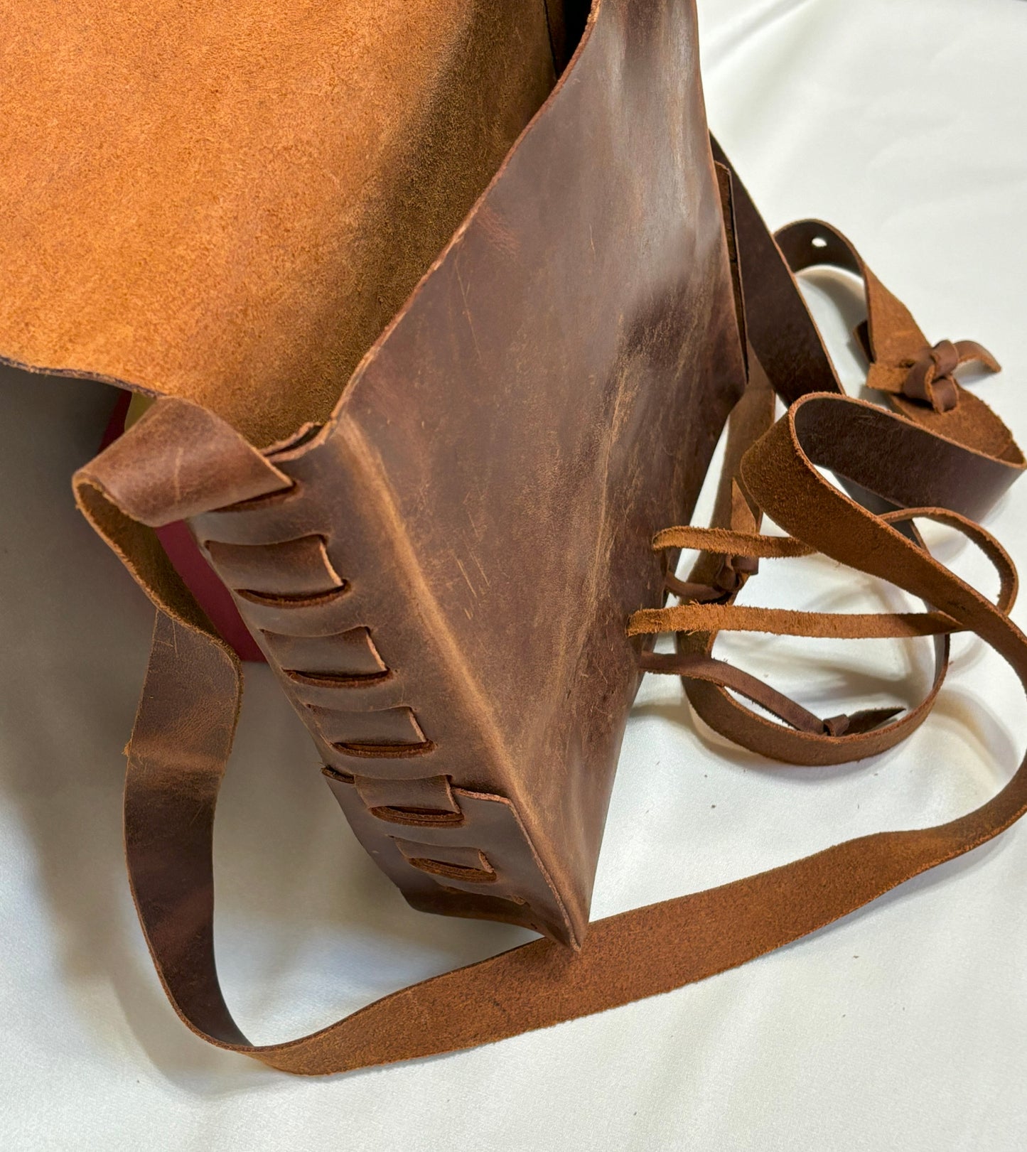 Norma – Handmade Pure Leather Stitch less Shoulder Bag