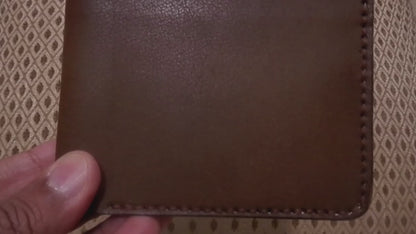 Acrux – Handmade Vegetable Tanned Leather Wallet - Brown